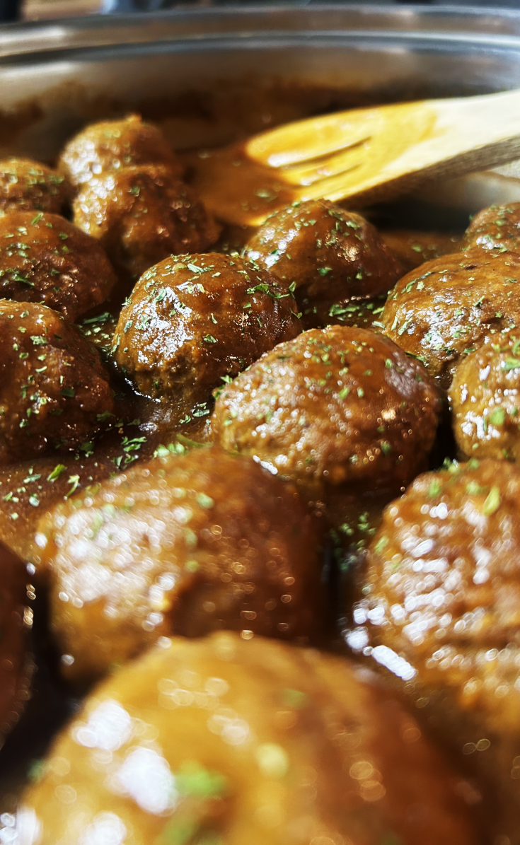 Easy Low Prep Salisbury Steak Meatball Recipe