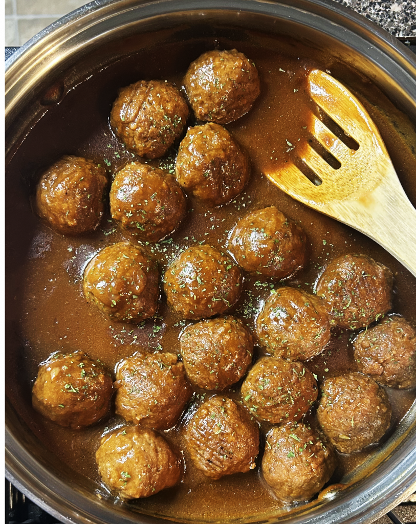 Easy Low Prep Salisbury Steak Meatball Recipe